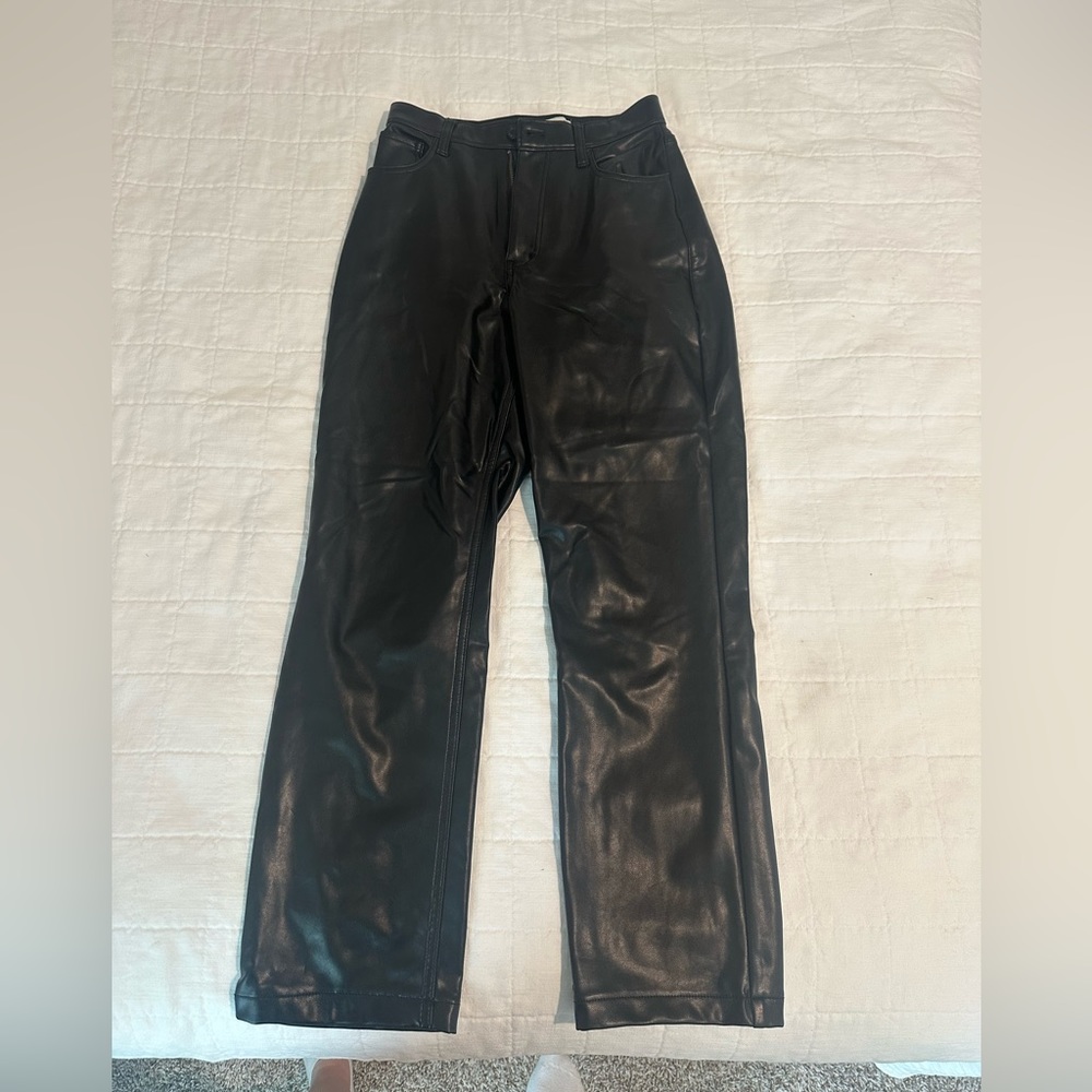 Abercrombie & Fitch - Black Vegan Leather Pants